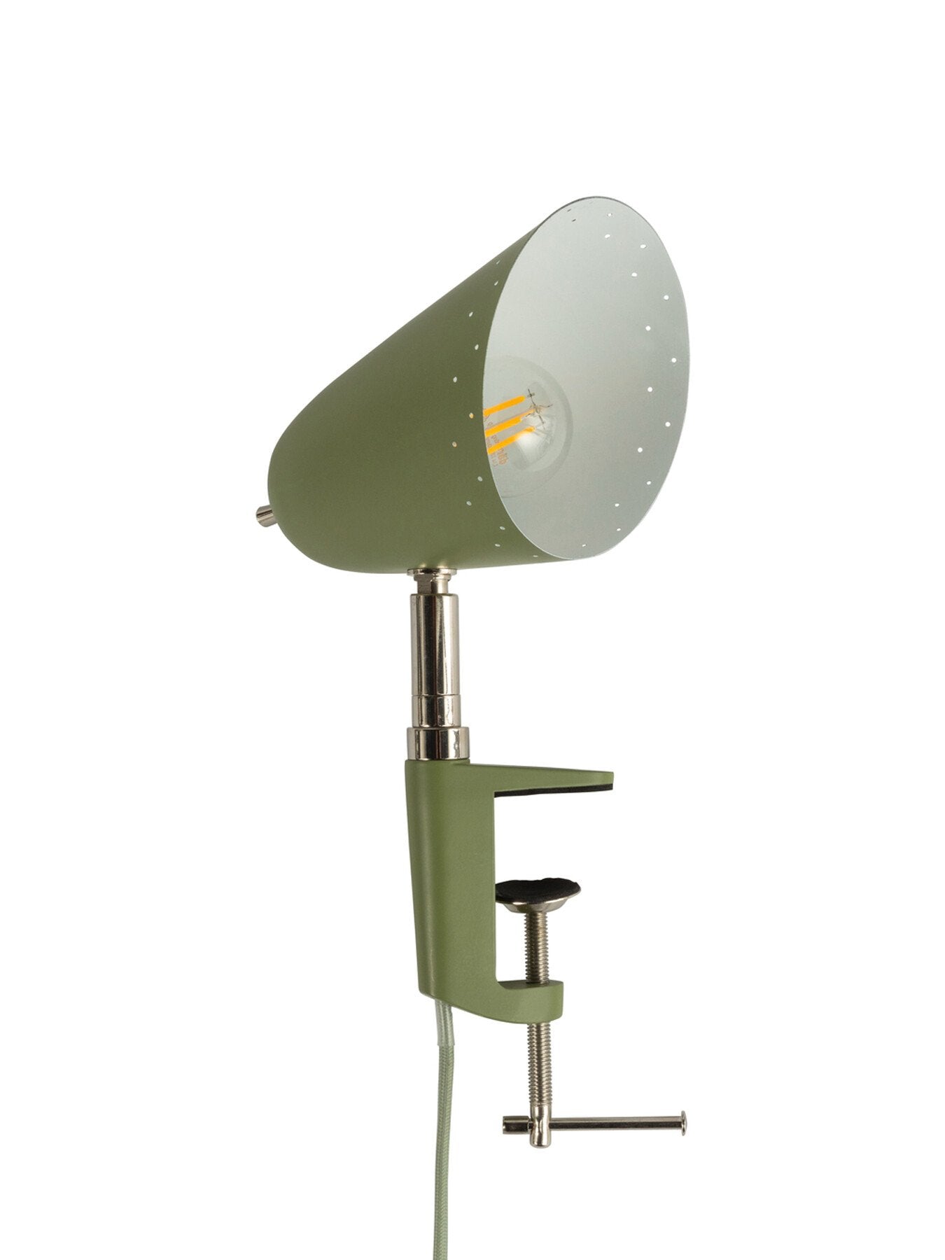 Helsinki Clamp Wall/ Table Lamp Sage