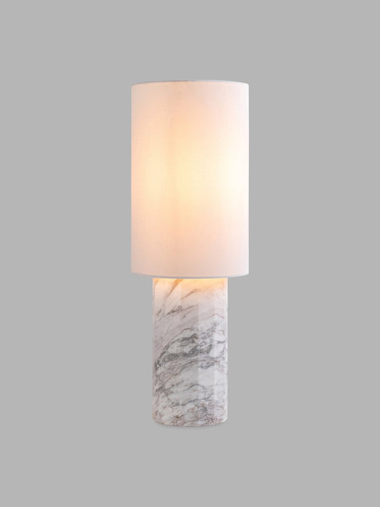 Colonna Marble Complete Table Lamp Grey