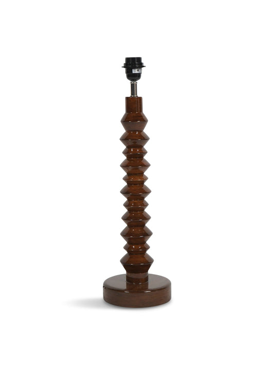 Lacquer Table Lamp Base Maple (Base Only) 16"