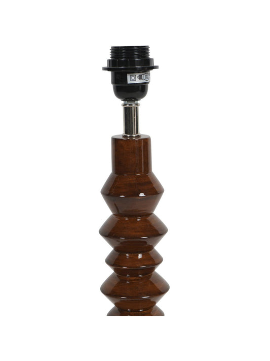 Lacquer Table Lamp Base Maple (Base Only) 16"