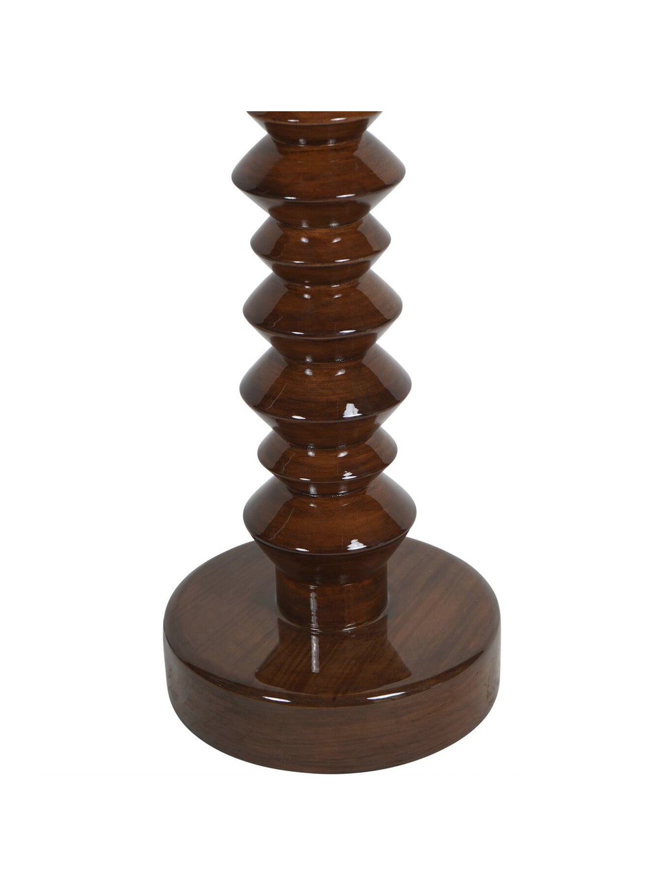 Lacquer Table Lamp Base Maple (Base Only) 16"