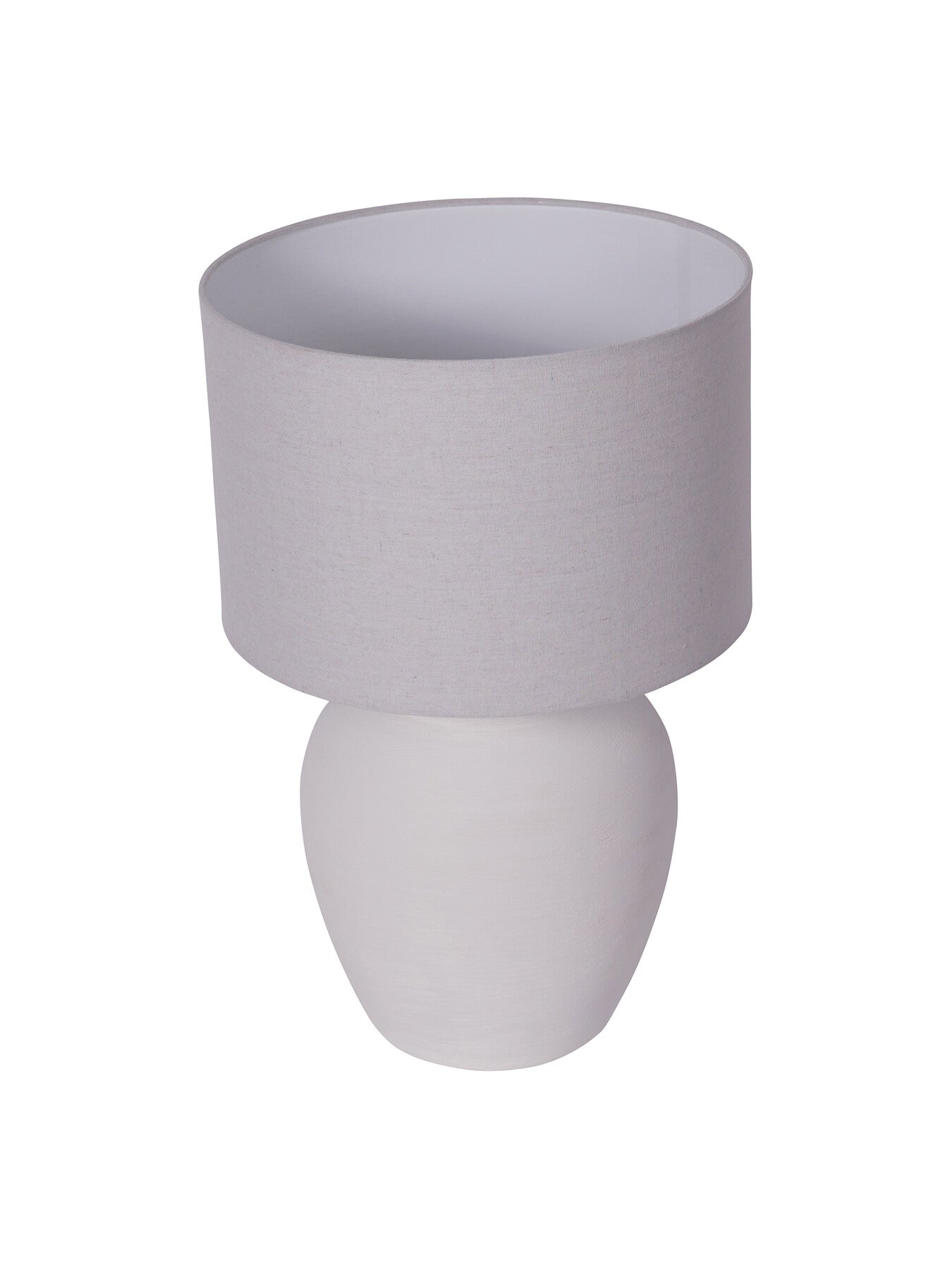 Rhodes Ceramic Lamp base with Shade, Large E27 L
