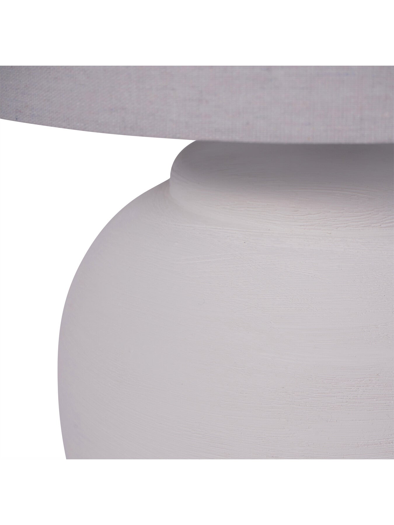 Rhodes Ceramic Lamp base with Shade, Large E27 L