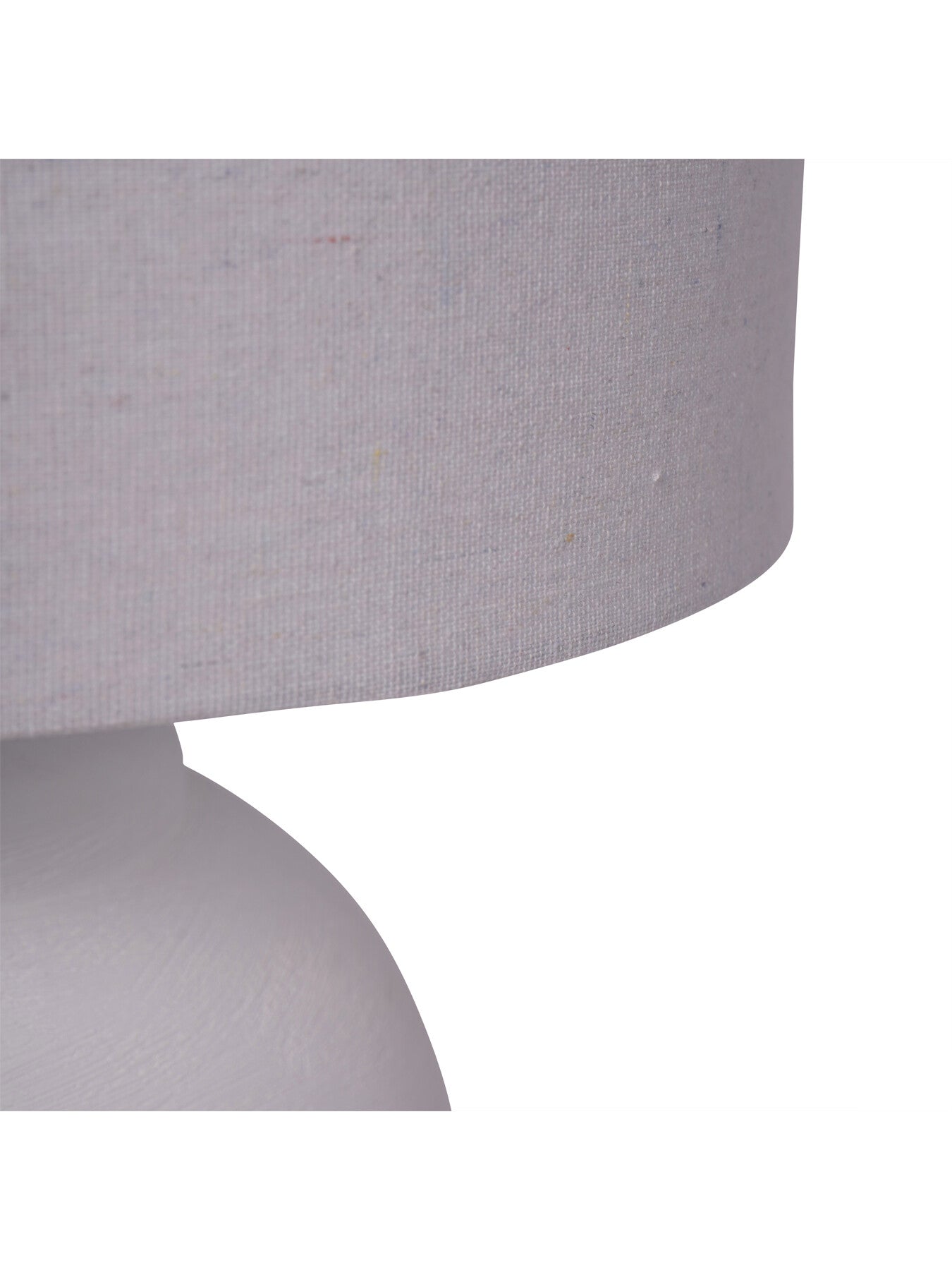 Rhodes Ceramic Lamp base with Shade, Large E27 L