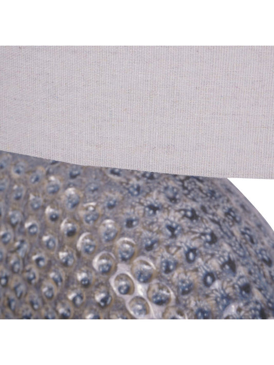 Lugo Ceramic Table Lamp Grey